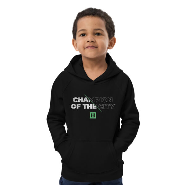 Champion of the City - Kids Eco Hoodie - Image 2