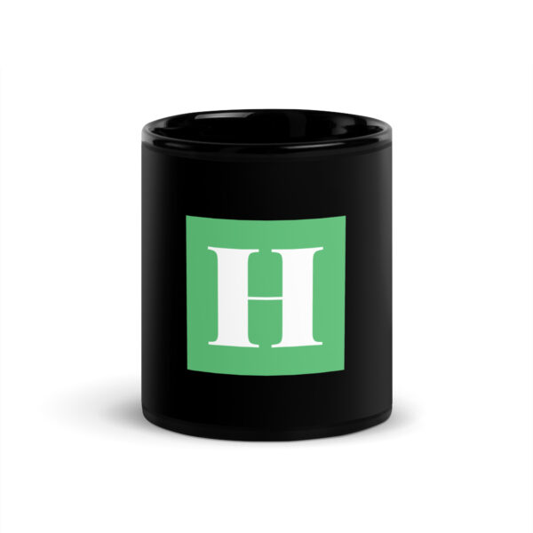 Legacy H - Black Glossy Mug